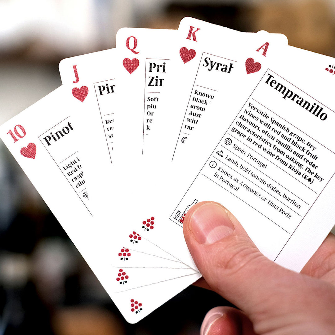 Wine Playing Cards