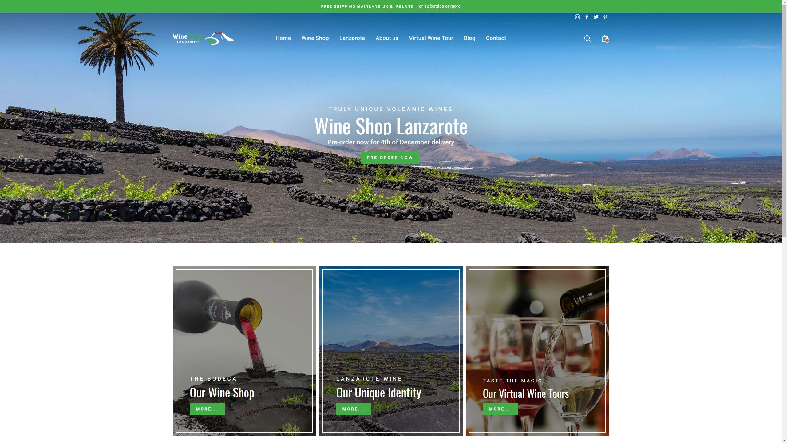Wine Shop Lanzarote | Bringing Lanzarote's wines to the UK & Ireland