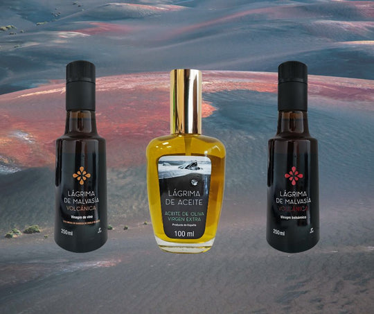 Lagrima de Malvasia Volcanica & Aceite: Erlesenes Olivenöl und Essig 