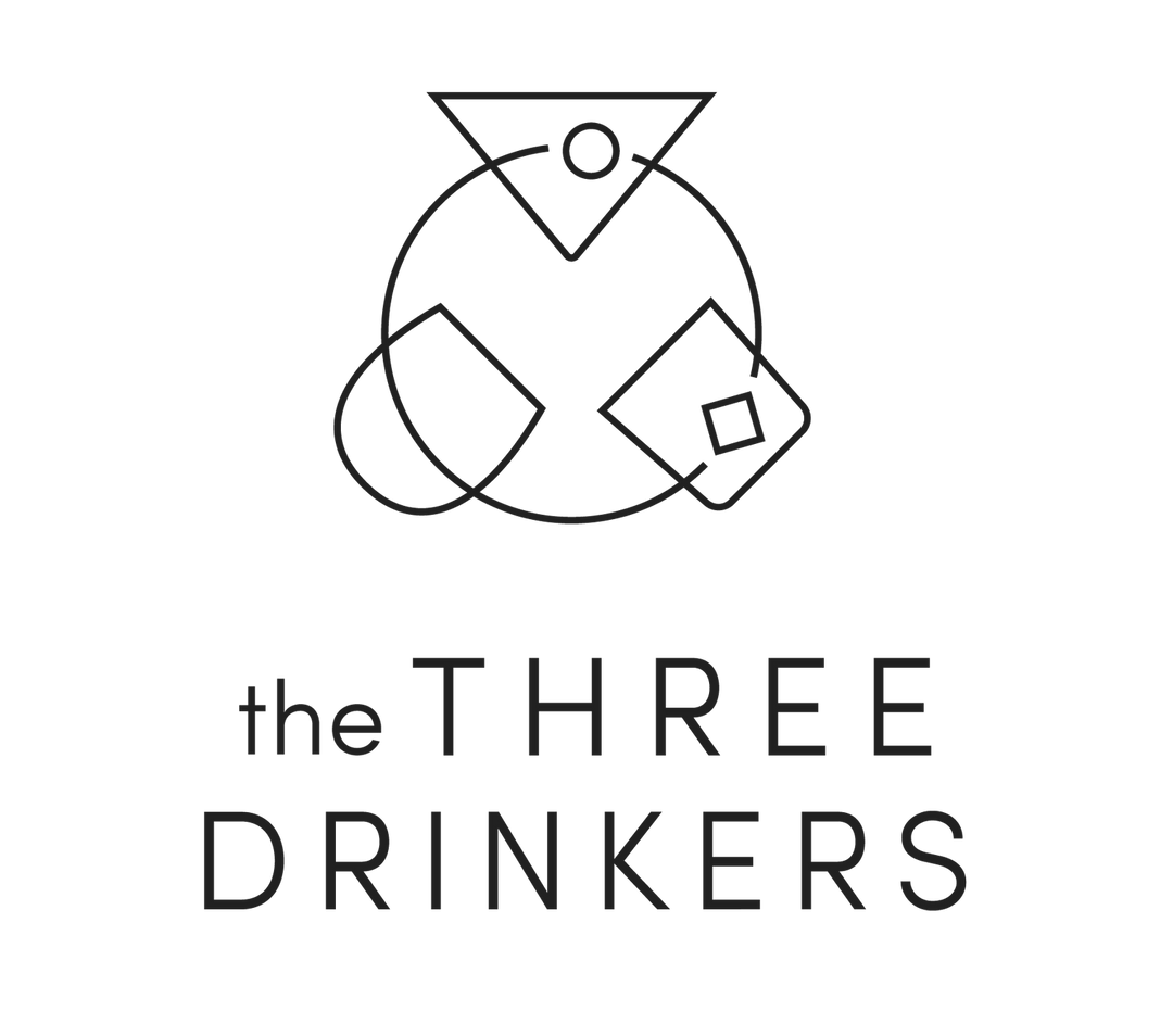 Logo the three drinkers
