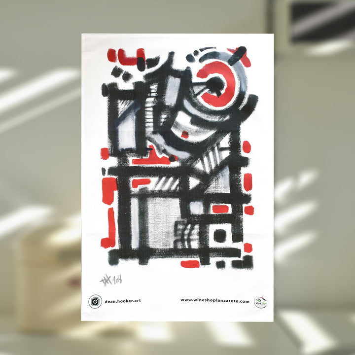 Tea Towel | Abstract Lanzarote by Dean Hooker